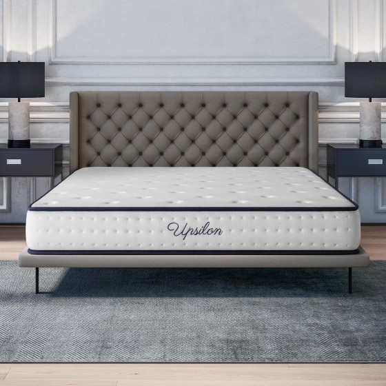 Experience excellence with the UPSILON mattress from COSMOS, designed to offer exceptional comfort.