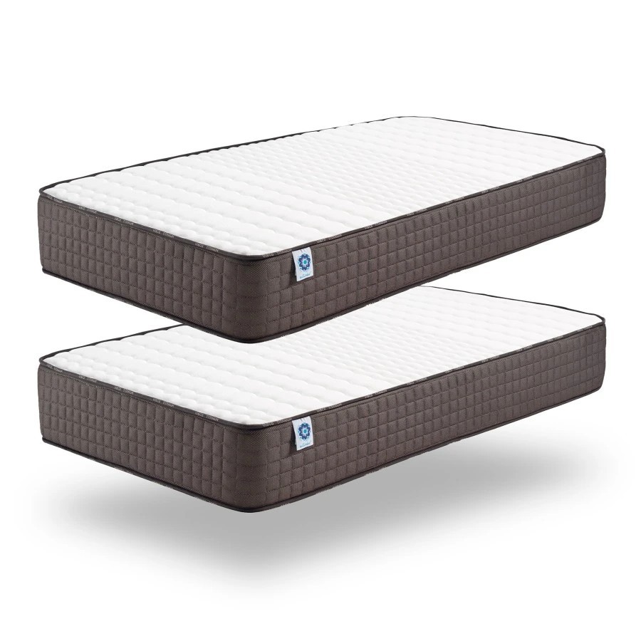 Pack of 2 Titanium mattresses 70x190 cm – high-resilience foam, memory foam, firm support and lasting comfort.
